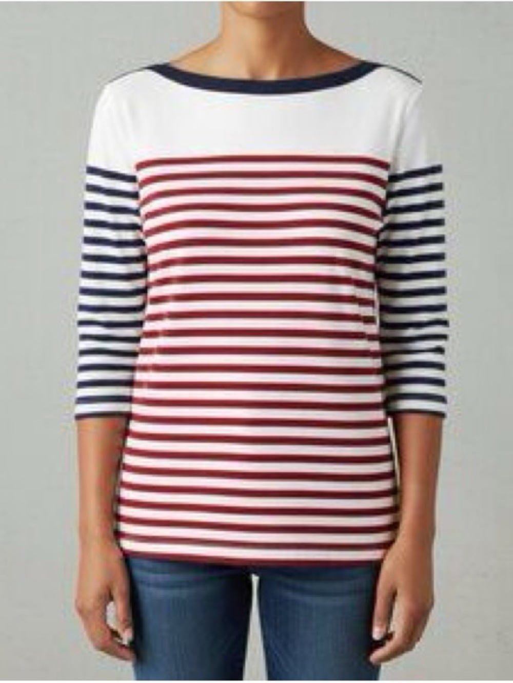 Ralph Lauren Striped Boatneck Top